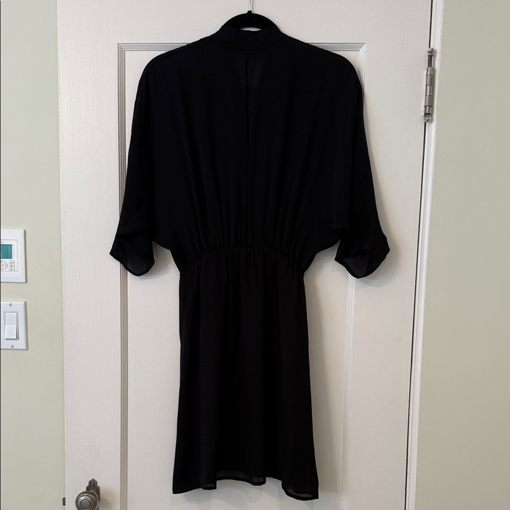 Aritzia Babaton Black Mini Dress 100% silk - Picture 3 of 3